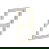 Cover frame 2-gang ivory white - future linear