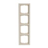 Cover frame 4-gang ivory white - future linear