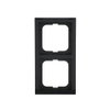 Cover frame 2-gang anthracite - future linear