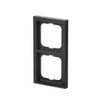 Cover frame 2-gang anthracite - future linear