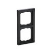 Cover frame 2-gang anthracite - future linear