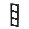 Cover frame 3-gang anthracite - future linear