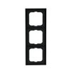 Cover frame 3-gang anthracite - future linear