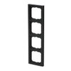 Cover frame 4-gang anthracite - future linear