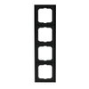 Cover frame 4-gang anthracite - future linear