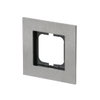 Cover frame 1-gang stainless steel - carat