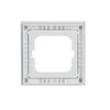Cover frame 1-gang studio white - Busch-axcent