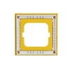 Cover frame 1-gang yellow - Busch-axcent