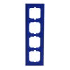 Cover frame 4-gang blue - Busch-axcent