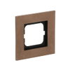 Cover frame 1-gang bronze - carat