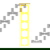 Cover frame 5-gang yellow - Busch-axcent