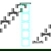 Cover frame 5-gang green - Busch-axcent