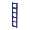 Cover frame 5-gang blue - Busch-axcent