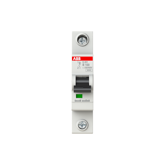 Miniature Circuit Breaker - S200 80-100A - 1P - 100 A - B - (AC) 6 kA