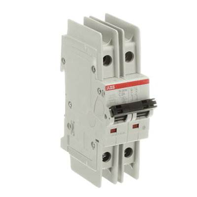 Miniature Circuit Breaker - SU200M - 2P - 2 A - C - (400 V AC) 11.2 kA