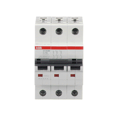 Miniature Circuit Breaker - ST200M - 3P - 1 A - C