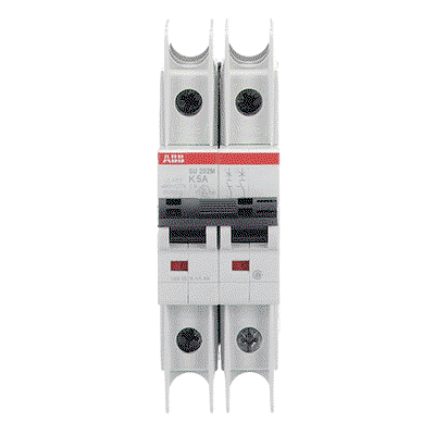 Miniature Circuit Breaker - SU200M - 2P - 5 A - K - (400 V AC) 11.2 kA