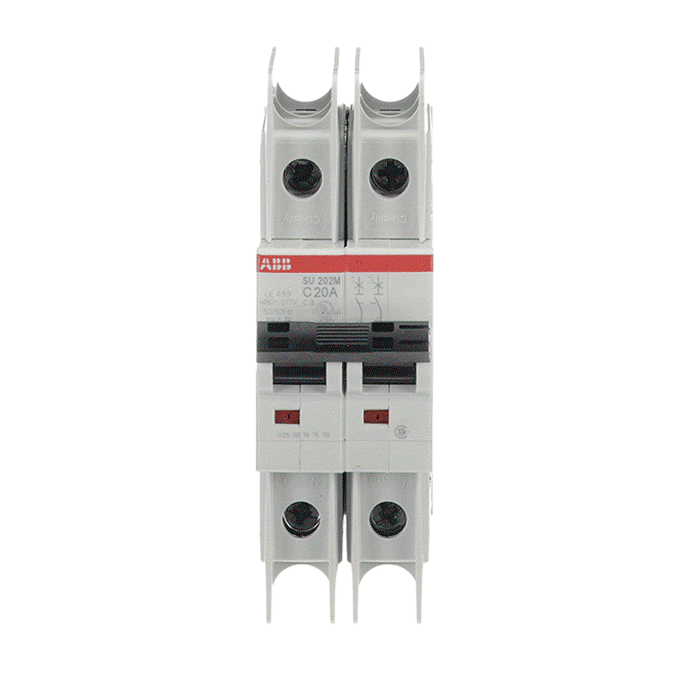 Miniature Circuit Breaker - SU200M - 2P - 20 A - C - (400 V AC) 11.2 kA