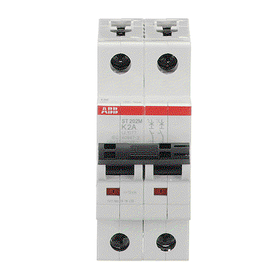 Miniature Circuit Breaker - ST200M - 2P - 2 A - K