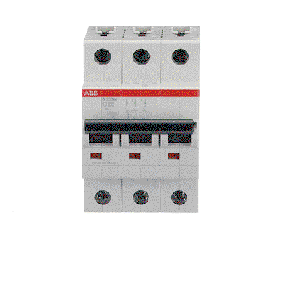 Miniature Circuit Breaker - S200M - 3P - 25 A - C - (AC) 10 kA