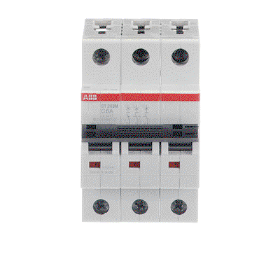 Miniature Circuit Breaker - ST200M - 3P - 6 A - C