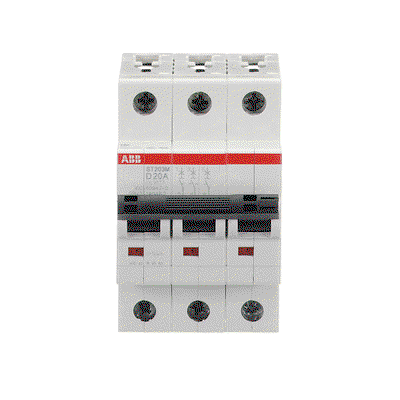 Miniature Circuit Breaker - ST200M - 3P - 20 A - D