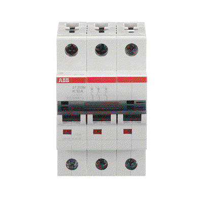 Miniature Circuit Breaker - ST200M - 3P - 10 A - K