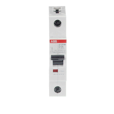 Miniature Circuit Breaker - ST200M - 1P - 1 A - D
