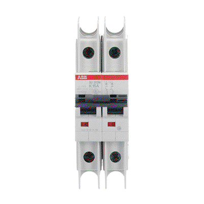 Miniature Circuit Breaker - SU200M - 2P - 15 A - K - (400 V AC) 11.2 kA