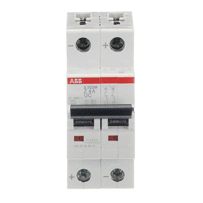 Miniature Circuit Breaker - S200MUC - 2P - 4 A - Z - (AC) 10 kA