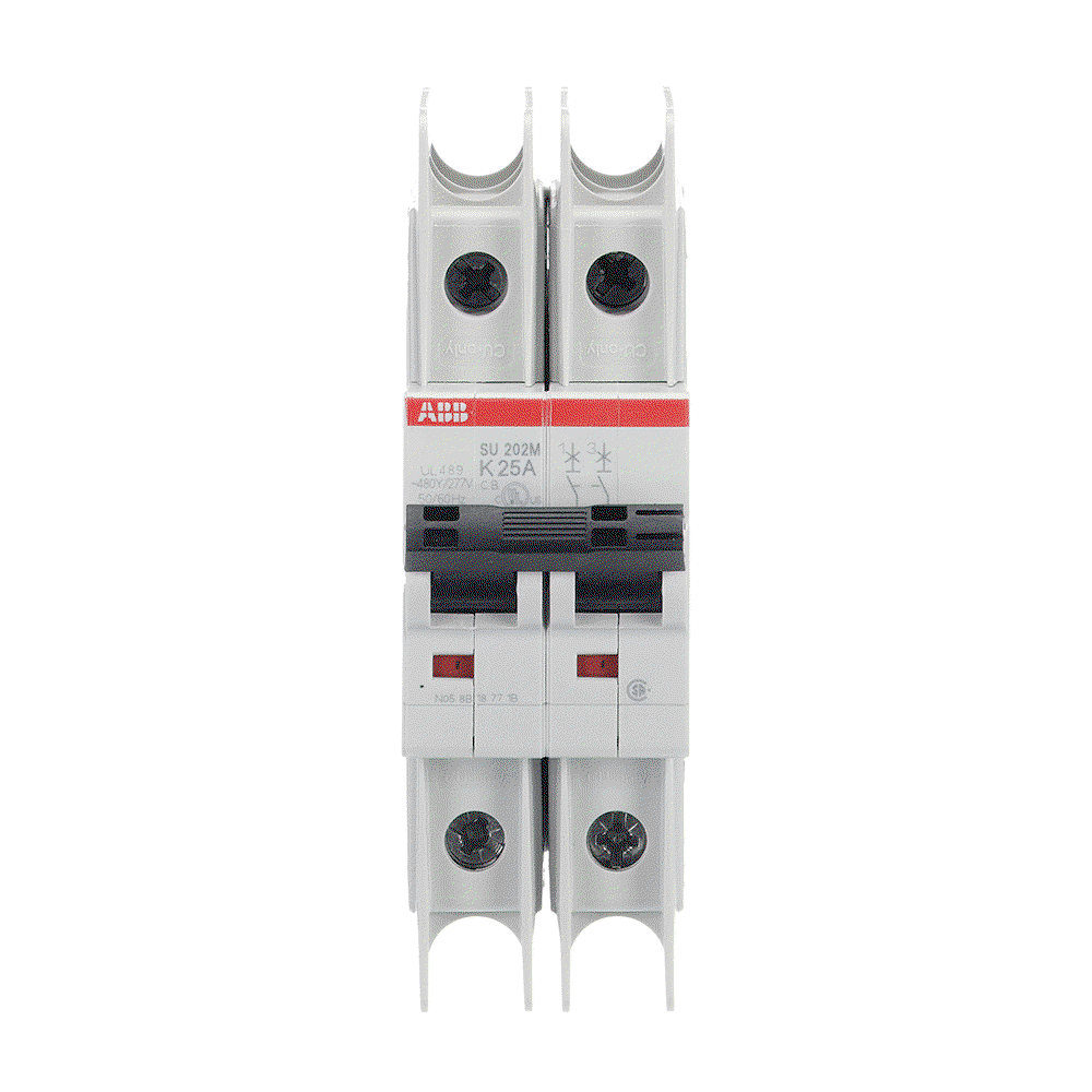 Miniature Circuit Breaker - SU200M - 2P - 25 A - K - (400 V AC) 11.2 kA