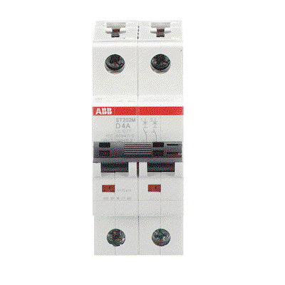 Miniature Circuit Breaker - ST200M - 2P - 4 A - D