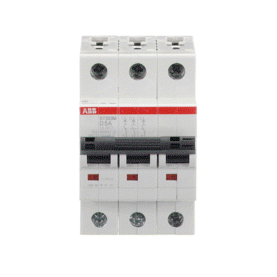 Miniature Circuit Breaker - ST200M - 3P - 5 A - D