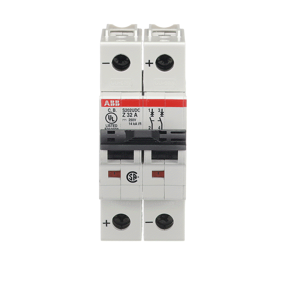 Miniature Circuit Breaker - S200UDC - 2P - 32 A - Z - (230 V AC) 14 kA