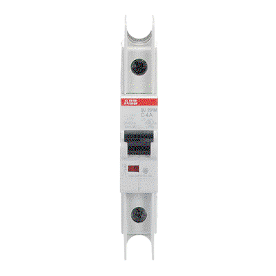 Miniature Circuit Breaker - SU200M - 1P - 4 A - C - (230 V AC) 11.2 kA