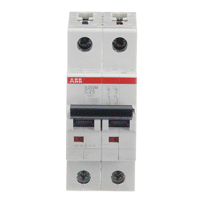 Miniature Circuit Breaker - S200M - 2P - 25 A - C - (AC) 10 kA