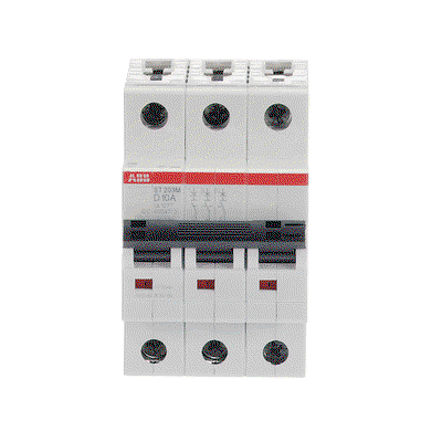 Miniature Circuit Breaker - ST200M - 3P - 10 A - D