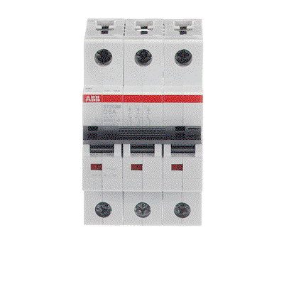 Miniature Circuit Breaker - ST200M - 3P - 6 A - D