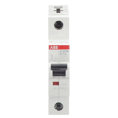 Miniature Circuit Breaker - ST200M - 1P - 7 A - D