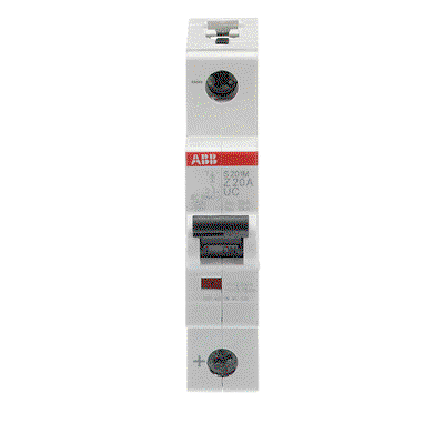 Miniature Circuit Breaker - S200MUC - 1P - 20 A - Z - (AC) 10 kA