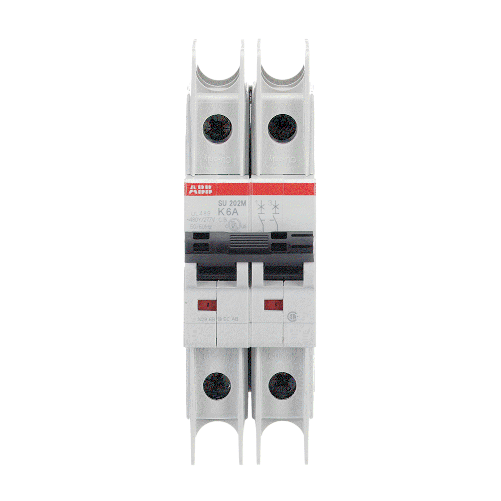 Miniature Circuit Breaker - SU200M - 2P - 6 A - K - (400 V AC) 11.2 kA