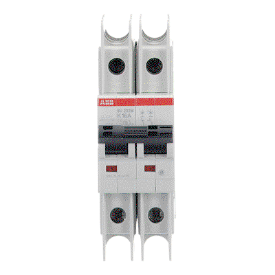 Miniature Circuit Breaker - SU200M - 2P - 16 A - K - (400 V AC) 11.2 kA