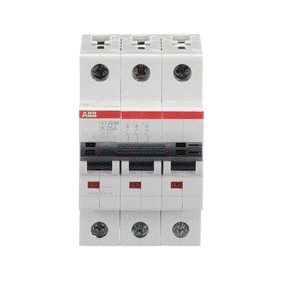 Miniature Circuit Breaker - ST200M - 3P - 25 A - K