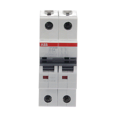 Miniature Circuit Breaker - ST200M - 2P - 3 A - D