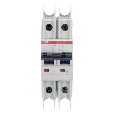 Miniature Circuit Breaker - SU200M - 2P - 10 A - C - (400 V AC) 11.2 kA