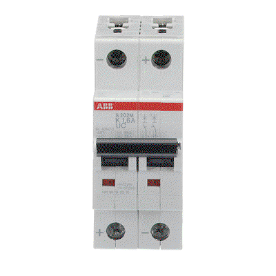Miniature Circuit Breaker - S200MUC - 2P - 1.6 A - K - (AC) 10 kA