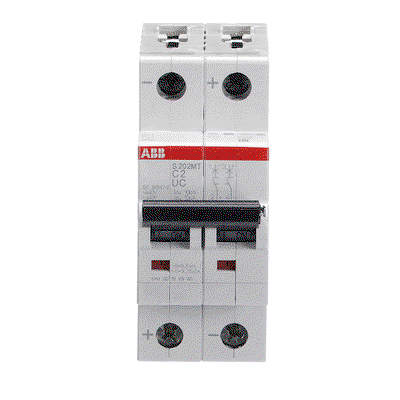 Miniature Circuit Breaker - S200MTUC - 2P - 2 A - C - (AC) 10 kA