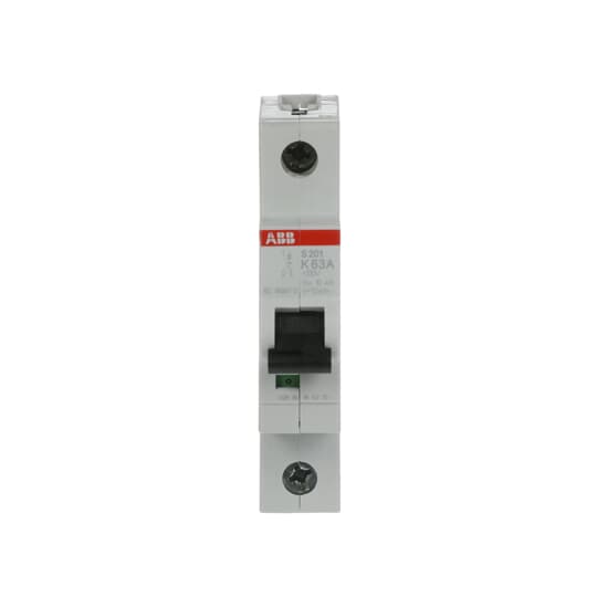 Miniature Circuit Breaker - S200 - 1P - 63 A - K - (AC) 6 kA
