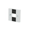 User Operation Symbols "up, down, ECO, Power" 1gang studio white - Platform 63