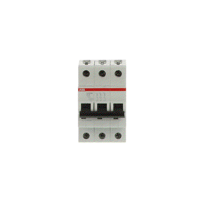 Miniature Circuit Breaker - S200M - 3P - 3 A - C - (AC) 10 kA